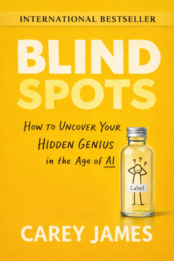 Blind Spots book cover by Carey James